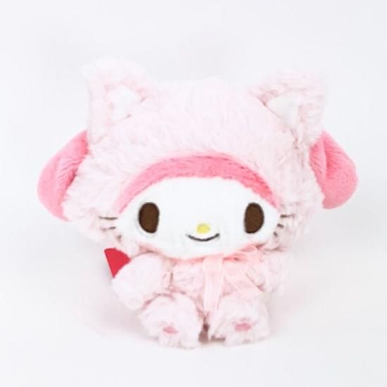 100％品質 ぬいぐるみ サンリオ ふわくた マイメロディ パステルにゃんこ ぬいぐるみ