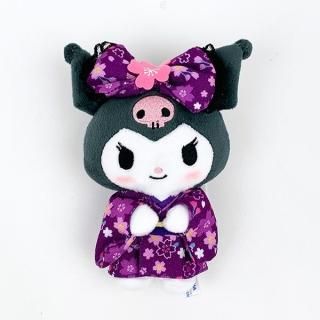 店内セール開催中!10％オフ対象商品! サンリオ マスコット S 桜着物 クロミ  ぬいぐるみ 人形 シナモン インテリア 和風 着物