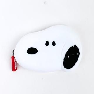 スヌーピー SNOOPY シリコンポーチ PEANUTS レッド 小物入れ