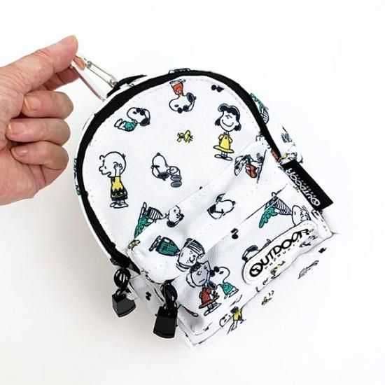 スヌーピー BACKPACK ペンケース ジョー・クール ホワイト アウトドア