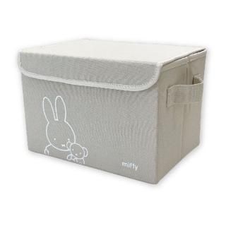ミッフィー miffy フタ付き折り畳み収納ボックス （グレー） 収納ケース インテリア