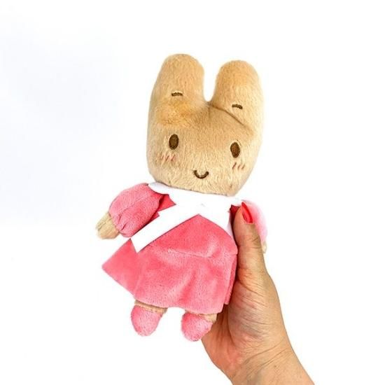 サンリオ マロンクリーム お座りぬいぐるみ ピンク マスコット