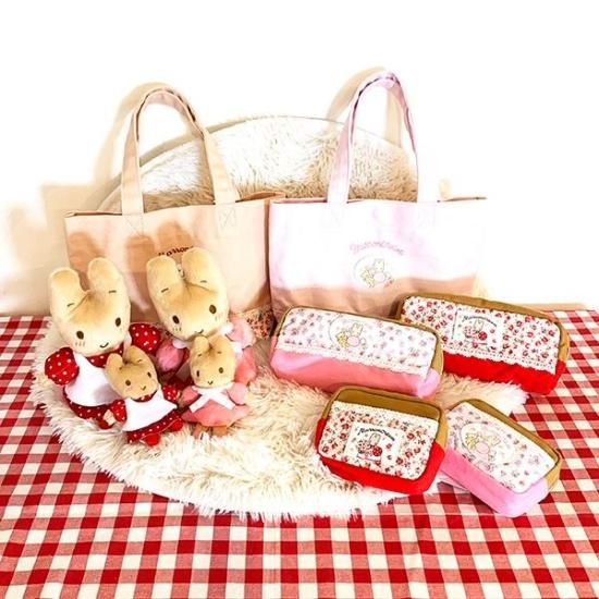 サンリオ マロンクリーム スクエアポーチ ピンク 小物入れ 化粧品ポーチ