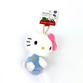 店内セール開催中!10％オフ対象商品! サンリオ ハローキティ（70年代） ボールチェーンマスコット ピンク ぬいぐるみ キーホルダー