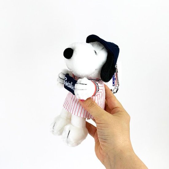 スヌーピー 東京ヤクルトスワローズ マスコット キーホルダー SNOOPY