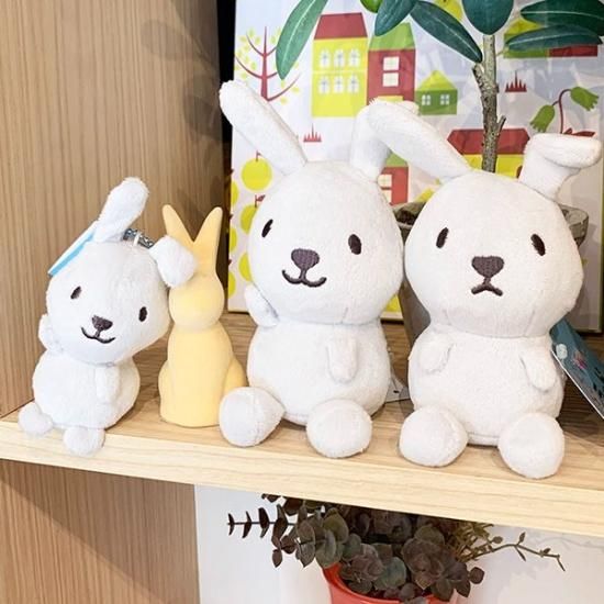 ラヴィット！ ラッピー お座りぬいぐるみS スマイル インテリア グレー