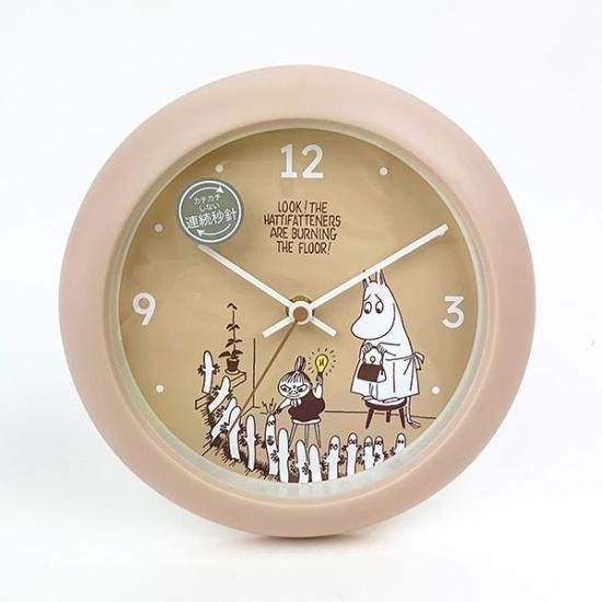 ムーミン マイルームクロック ムーミンママ＆リトルミイ 置き掛け兼用