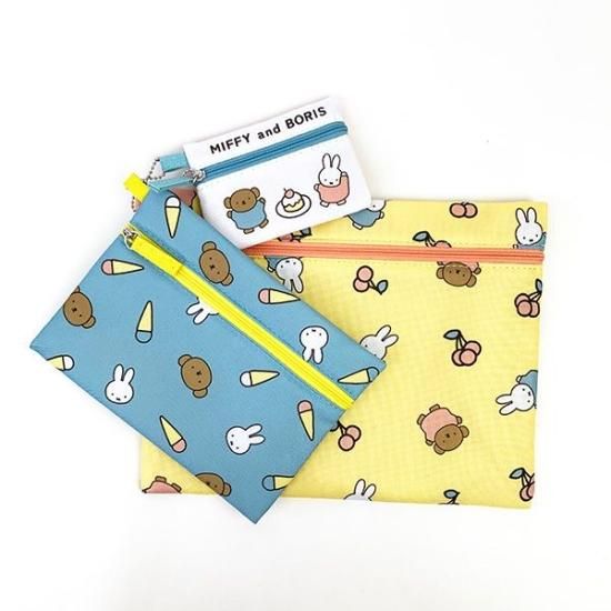 希少 黒入荷！ ミッフィー 3連ポーチ Patisserie Sweets ミッフィー＆ボリス バッグ