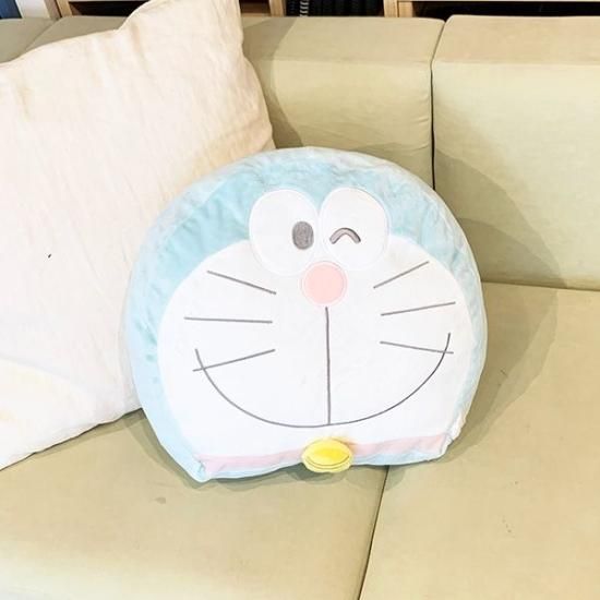 ドラえもん フェイスクッション ペールトーン ぬいぐるみ