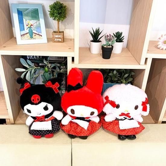 サンリオ クロミ レトロレッド S ぬいぐるみ インテリア ブラック サンリオ クロミ レトロレッド S ぬいぐるみ インテリア ブラック