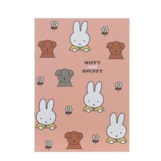 ミッフィー＆スナッフィー A5ノート（ピンク） 文具 文房具 miffy and snuffy 23AW 日本製