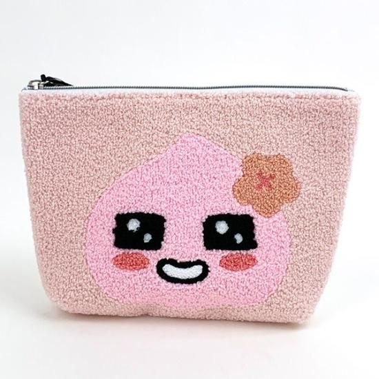 ❁ハンドメイドになります❁ CORAL&TUSK　アップリケポーチ 　マチ付き ❁ハンドメイド❁ CORAL&TUSK ポーチ ❁ハンドメイドになります