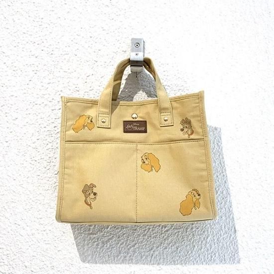 【受注生産品】 ディズニー わんわん レディ キャンバスオデカケトートバッグ バッグ