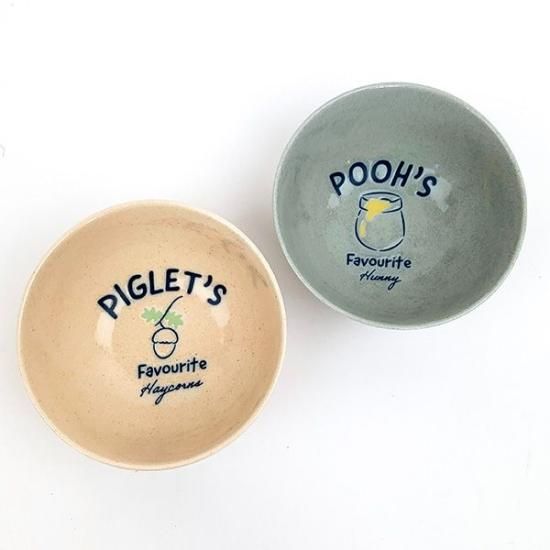 ディズニー くまのプーさん ペアボウルセット ラブトゥグロー 皿