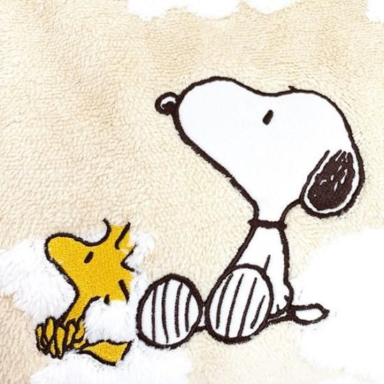 スヌーピー キルトケット (ベージュ) ブランケット 西川 SNOOPY