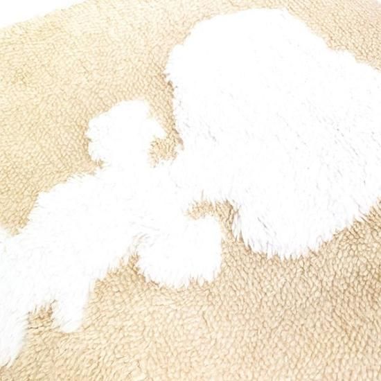 スヌーピー SNOOPY キルトケット ベージュ ブランケット 毛布