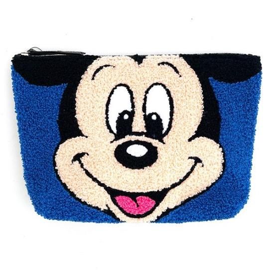 ディズニー ミッキーマウス サガラポーチ ブルー Disney