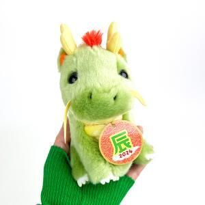 (吉徳の。)ぬいぐるみ 吉徳 辰 ぬいぐるみ グリーン 干支
