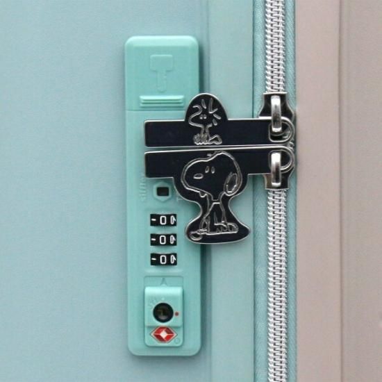 スヌーピー スーツケース （ミント/グレージュ） 機内持ち込み可