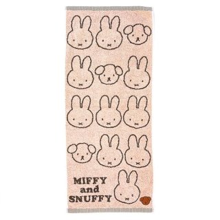 <img class='new_mark_img1' src='https://img.shop-pro.jp/img/new/icons15.gif' style='border:none;display:inline;margin:0px;padding:0px;width:auto;' />ミッフィー miffy フェイスタオル Miffy and Snuffy ピンク 日本製 23AW