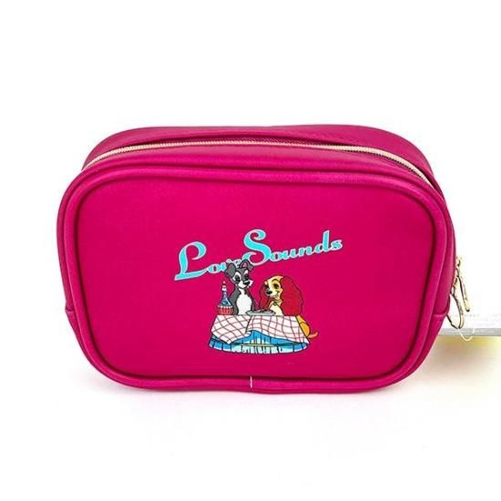 ディズニー　Dooney & Bourke わんわん物語　ポーチ ディズニー クラシックチェックポーチ レディ わんわん物語