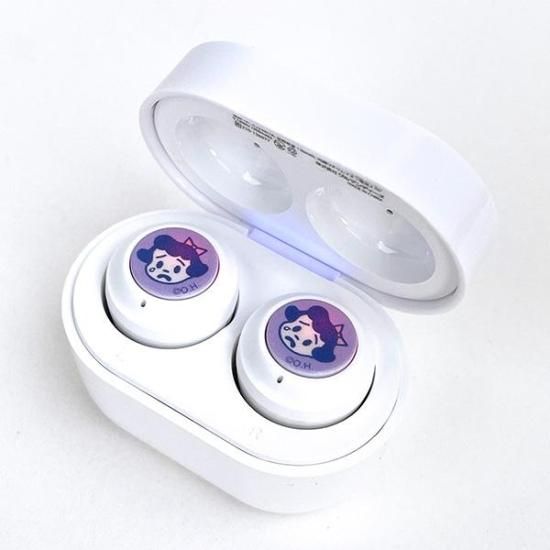 オサムグッズ ベティ 完全ワイヤレスイヤホン パープル スマホ