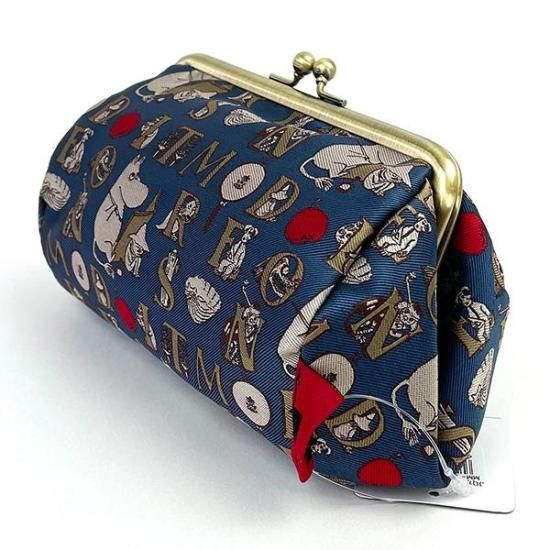 ムーミン ジャガードがま口ポーチ 思い出 小銭入れ