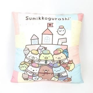 会員様限定20％OFF対象商品！ すみっコぐらし 映画すみっコぐらし3 クッション 集合 ツギハギ工場のふしぎなコ
