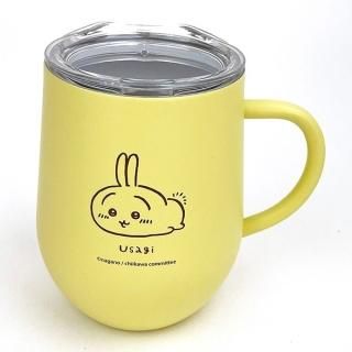 <img class='new_mark_img1' src='https://img.shop-pro.jp/img/new/icons15.gif' style='border:none;display:inline;margin:0px;padding:0px;width:auto;' />ちいかわ うさぎ 蓋付きステンレスマグ ごろん コップ 320ml イエロー
