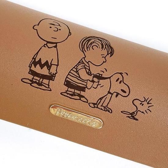 スヌーピ限定メガネです。ブラウンフレーム メガネ(度あり) スヌーピー