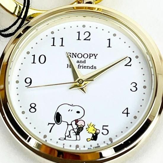 SNOOPY 時計 保証書付き スヌーピー 巻付きキーチェーン ウォッチ ベージュ 時計 SNOOPY