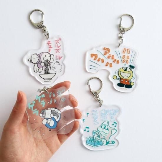 ドラえもん チンプイ アクリルキーホルダー （パープル） アクセサリー