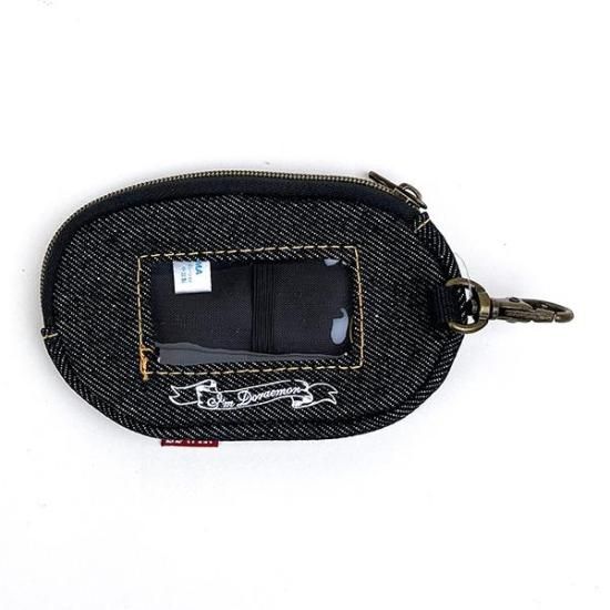 ドラえもん EDWIN スマートキーケース カー用品 コラボ デニム ネイビー