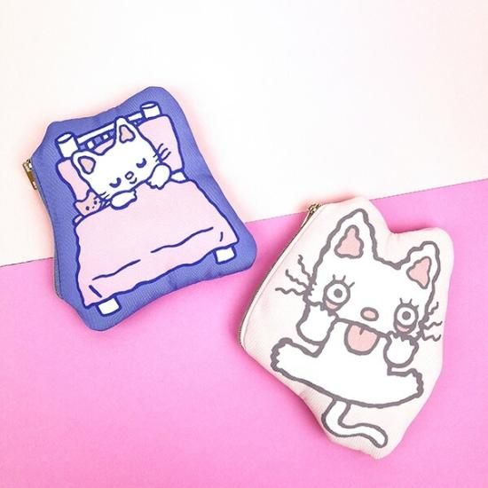 アメージングタイランド・グランドセール ノンタン クッションポーチ（おやすみなさい） 小物入れ 絵本 子ども用バッグ