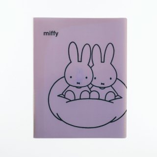 ߥåե miffy A4ꥢ֥åեpurple ʸ