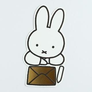 店内セール開催中!10％オフ対象商品! ミッフィー miffy ダイカットポストカード （writing） ハガキ 文具 日本製