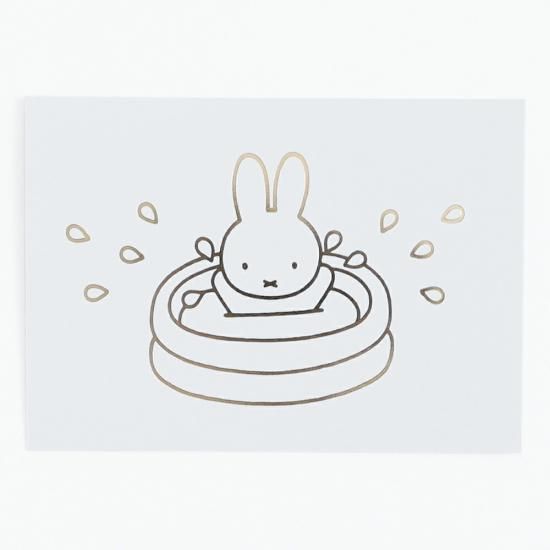 ミッフィー 星のイラスト アート木製フレーム白 50cm×40cm