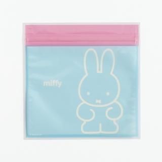 ミッフィー miffy ジッパーバッグ（ブルー） 小物入れ ラッピング 日本製