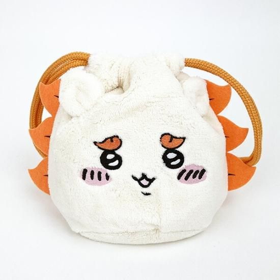ちいかわ フェイス巾着 シーサー ポーチ 小物入れ モバイルグッズ