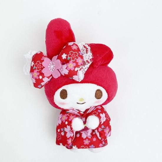 サンリオ マイメロディ マスコット 桜着物 赤 ぬいぐるみ ボール サンリオ マイメロディ マスコット 桜着物 赤 ぬいぐるみ ボール