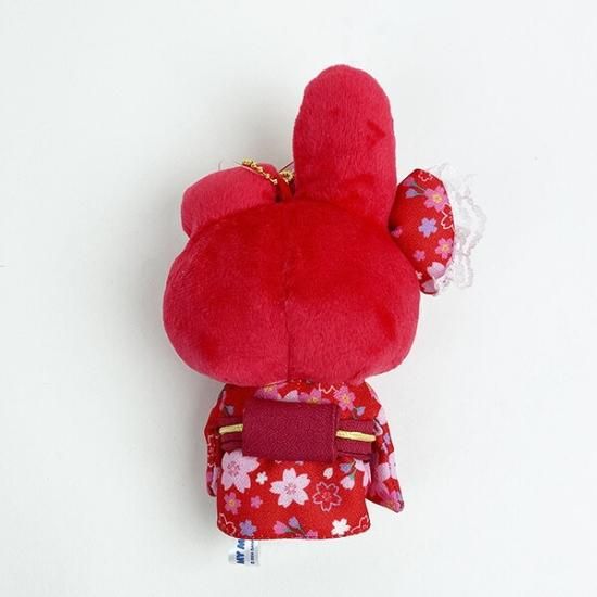 サンリオ マイメロディ マスコット 桜着物 赤 ぬいぐるみ ボール サンリオ マイメロディ マスコット 桜着物 赤 ぬいぐるみ ボール