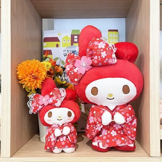 サンリオ マイメロディ マスコット 桜着物 赤 ぬいぐるみ ボール サンリオ マイメロディ マスコット 桜着物 赤 ぬいぐるみ ボール