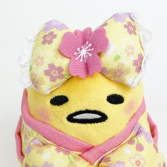 新品 新発売 サンリオ ぐでたま 桜和柄 お着物 ぬいぐるみ 1個