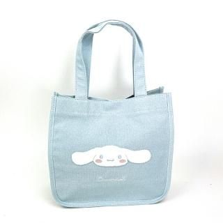 店内セール開催中!10％オフ対象商品! サンリオ シナモロール シナモン トートバッグ ふわふわワッペン ランチ お出かけ ミニトート