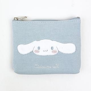 店内セール開催中!10％オフ対象商品! サンリオ シナモロール ティッシュポーチ ふわふわワッペン 小物入れ 化粧ポーチ