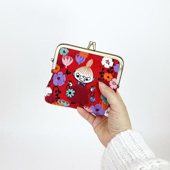 新品未使用】salut ×MOOMIN リトルミィがま口ポーチ ムーミン
