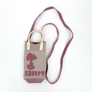 店内セール開催中!50％オフ対象商品! スヌーピー シリコンハンドル2WAYミニトートバッグ ベージュ ルートート スマホショルダー SNOOPY