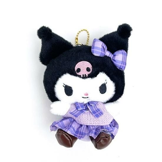 サンリオ クロミ レトロ制服 マスコット ぬいぐるみ キーホルダー サンリオ クロミ レトロ制服 マスコット ぬいぐるみ キーホルダー