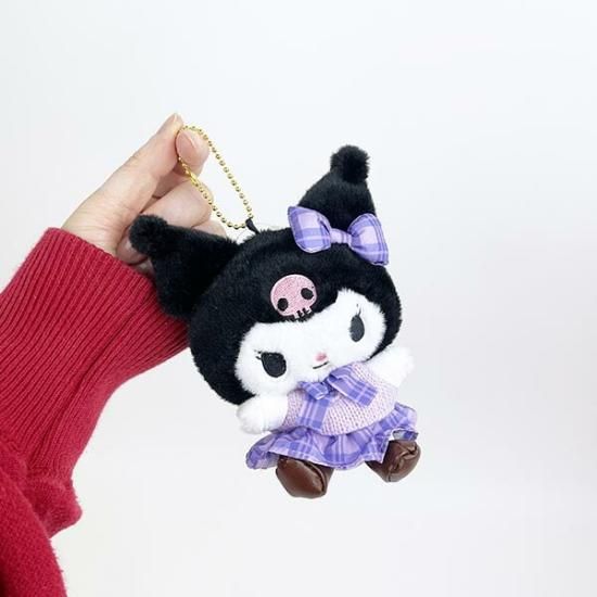 サンリオ クロミ レトロ制服 マスコット ぬいぐるみ キーホルダー サンリオ クロミ レトロ制服 マスコット ぬいぐるみ キーホルダー