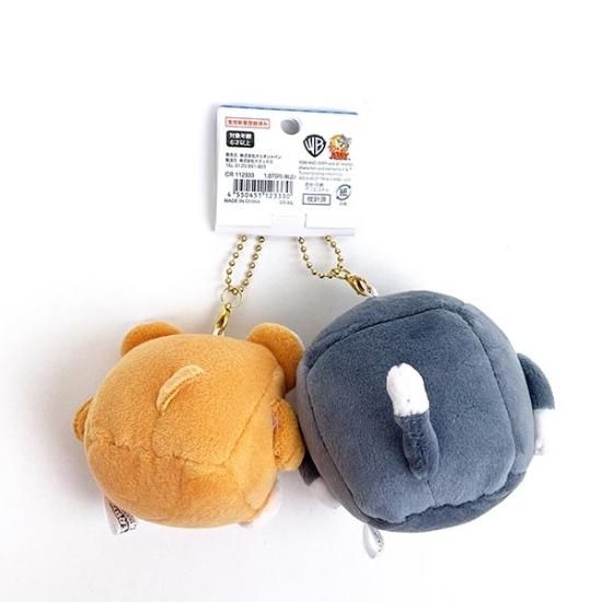 トムとジェリー ニコヌイキーホルダー ファニーアート ぬいぐるみ